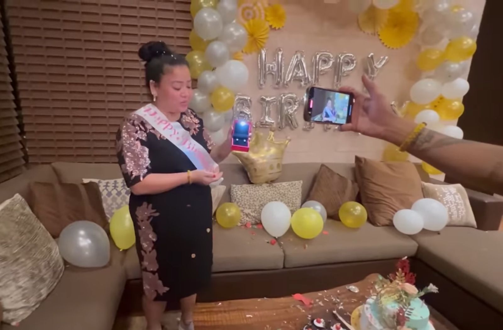 Bharti Singh Gets Emotional As Hubby Haarsh Hosts A Surprise Bash Despite Heavy Rains On Her Bday